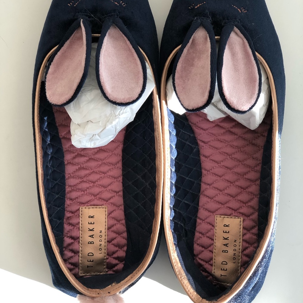 Ted Baker Bunny Slippers/Flats